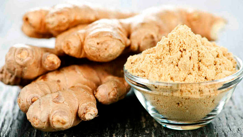 Jenjibre para uso en fioterapia