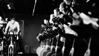 Practicando cadencia en spinning