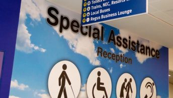 Recepción de pasajeros que necesita asistencia especial