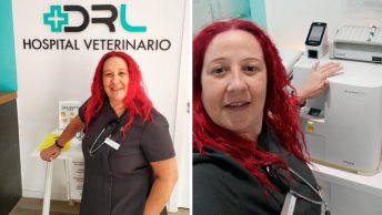 Carolina Vergara, auxiliar veterinaria