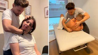 Jose Villar ejerciendo como osteópata