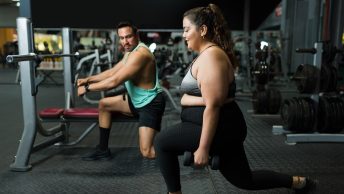 Entrenamiento de una persona con sobrepeso