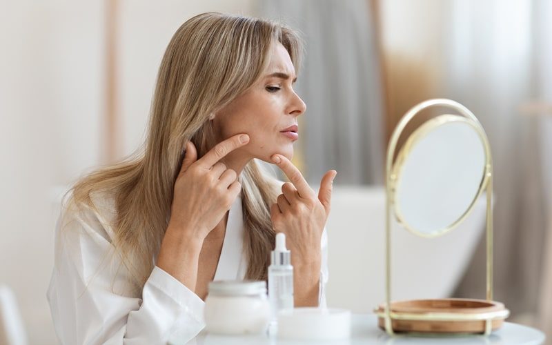 Efecto de la edad en la piel