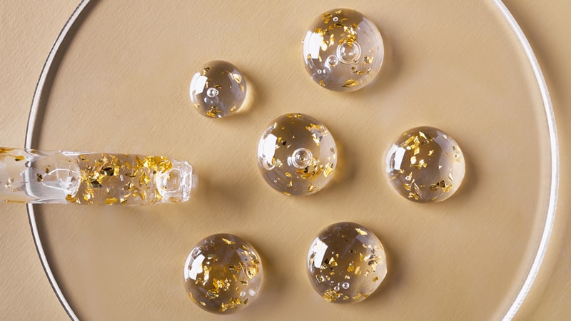 Oro para cosmética