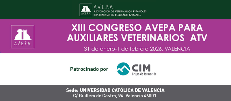 Somos patrocinadores del XIII Congreso AVEPA para Auxiliares Veterinarios en Valencia 1