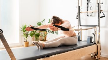 Respiración en Pilates reformer