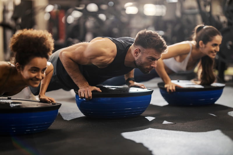 Entrenamiento plataformas inestables